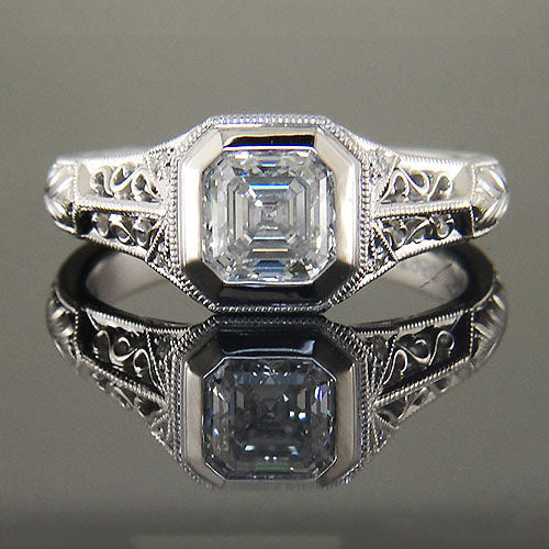 1.50 Carat Asscher Cut Diamond H VS1 Platinum Solitaire Ring (GIA  Certified) — Shreve, Crump & Low